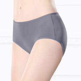 透氣柔軟Tactel L-XL 中腰褲 優雅灰